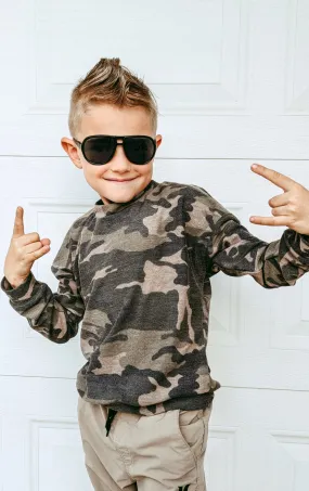 Boys Camouflage Sweatshirt