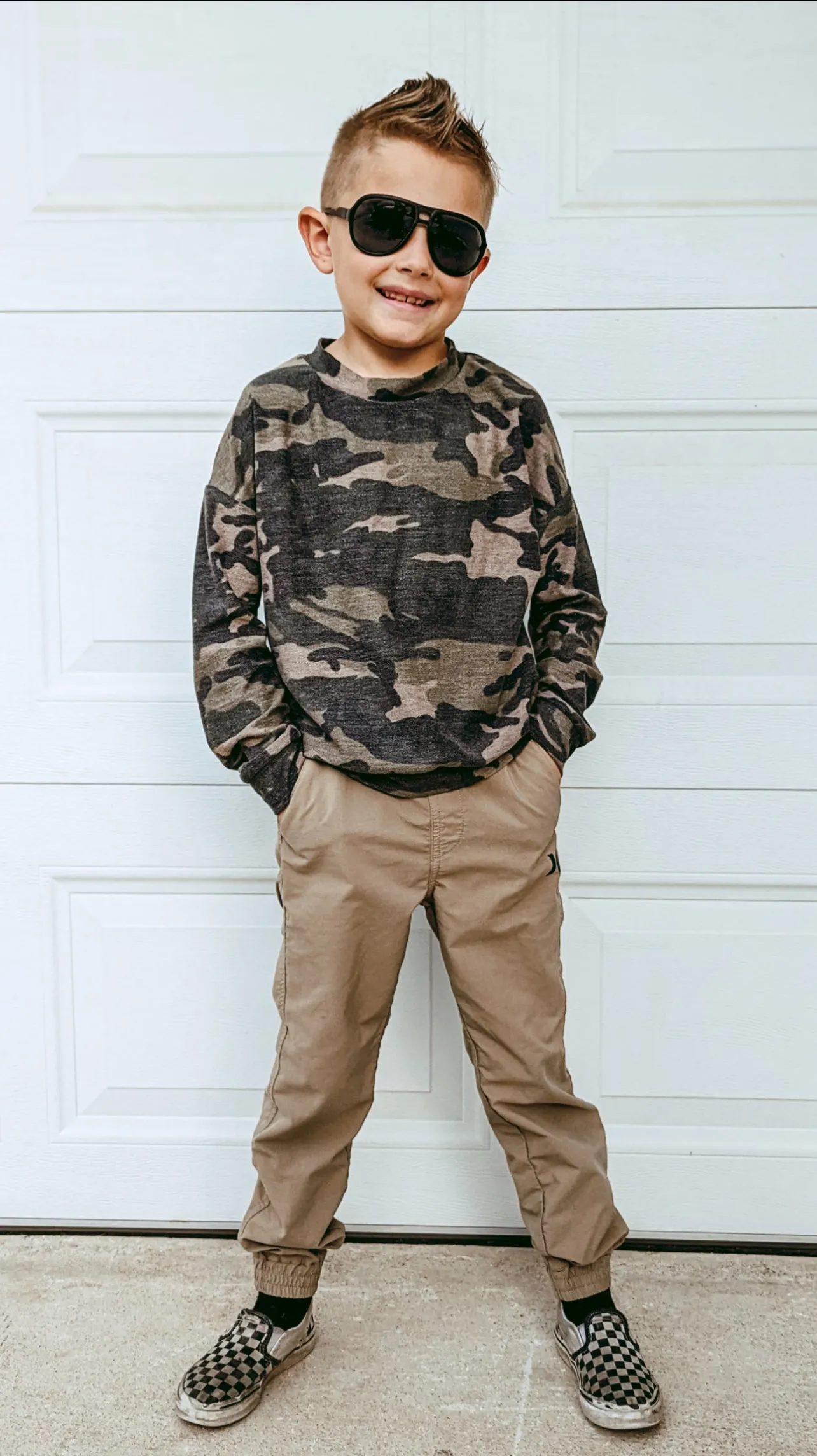 Boys Camouflage Sweatshirt