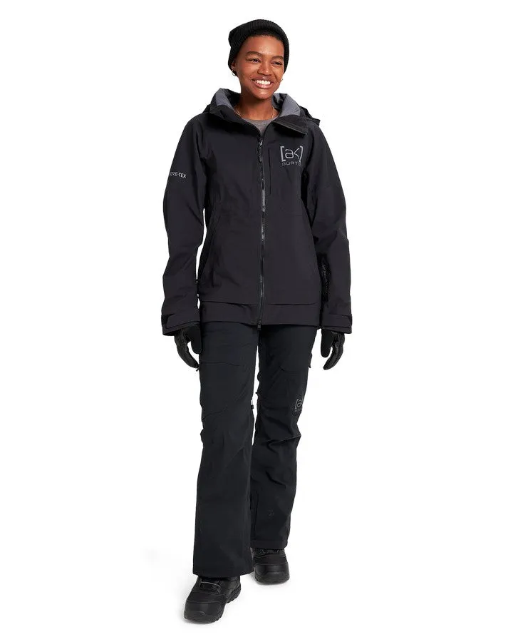 Burton Womens [ak]® Kimmy Gore-Tex 3L Stretch Jacket - True Black - 2023