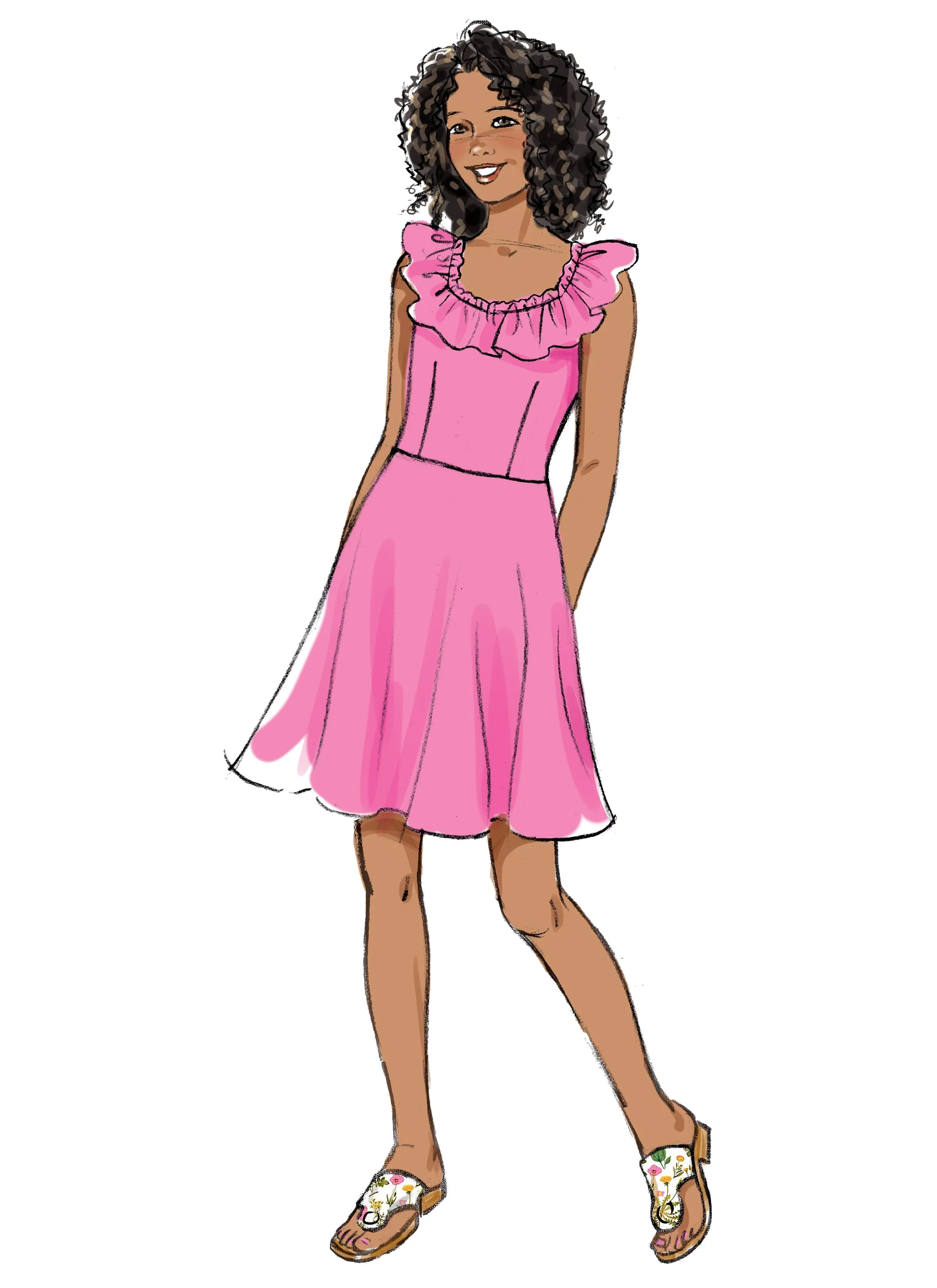Butterick 6888 Girl's Jumpsuit and Romper sewing pattern