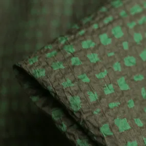 Caged Green Seersucker (PRE-ORDER)