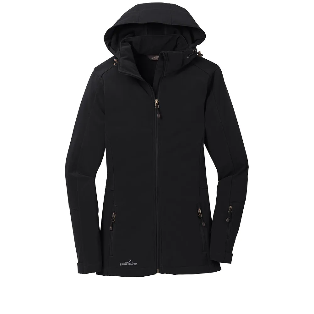 Eddie Bauer® Women's Hooded Soft Shell Parka - Black