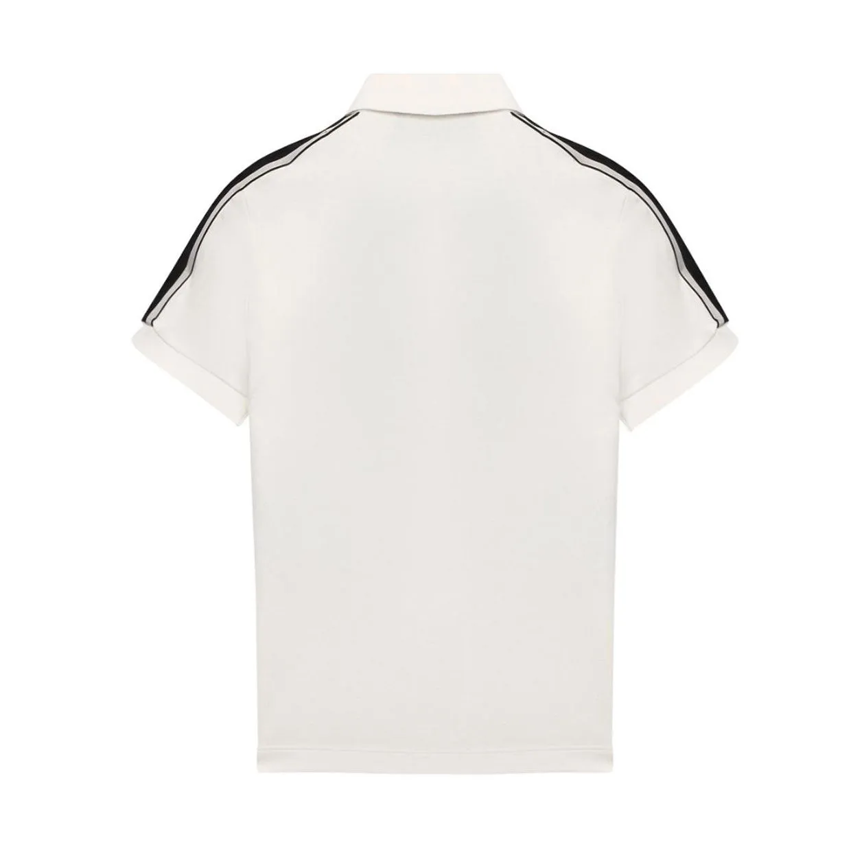 Emporio Armani Junior White Embossed Polo Shirt