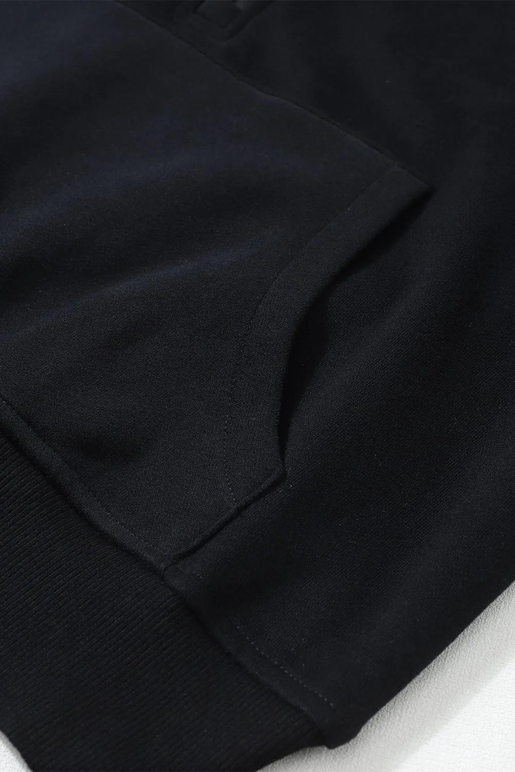 Half Zip Thumbhole Sleeve Sweatshirt - 8 Colors