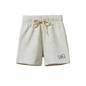 NATURE BABY JIMMY SHORTS SWEATSHIRT KNIT LIGHT GREY