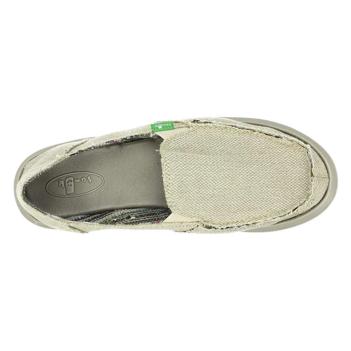 Sanuk Women's Slip-on - Donna Hemp Sidewalk Surfers Natural | SWF1160-NAT